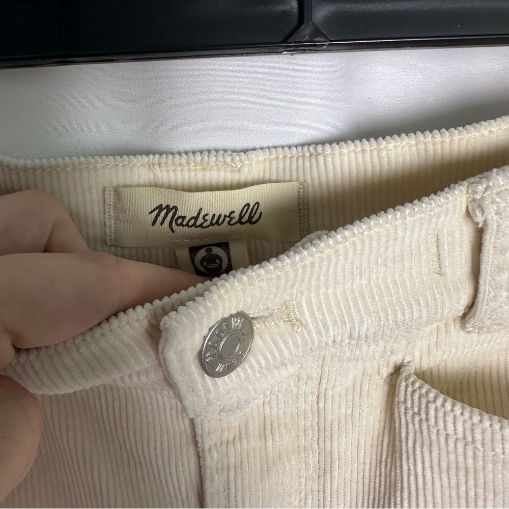 Madewell The Curvy Emmett Wide-Leg Pant in Corduroy: Welt Pocket Edition size 27 - Picture 7 of 15